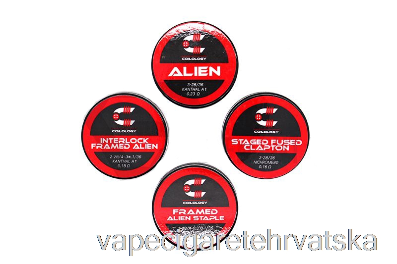 Vape Hrvatska Coilology Performance Prebuilt Coils Interlock Framed Staple Alien - 0.13ohm Ka1